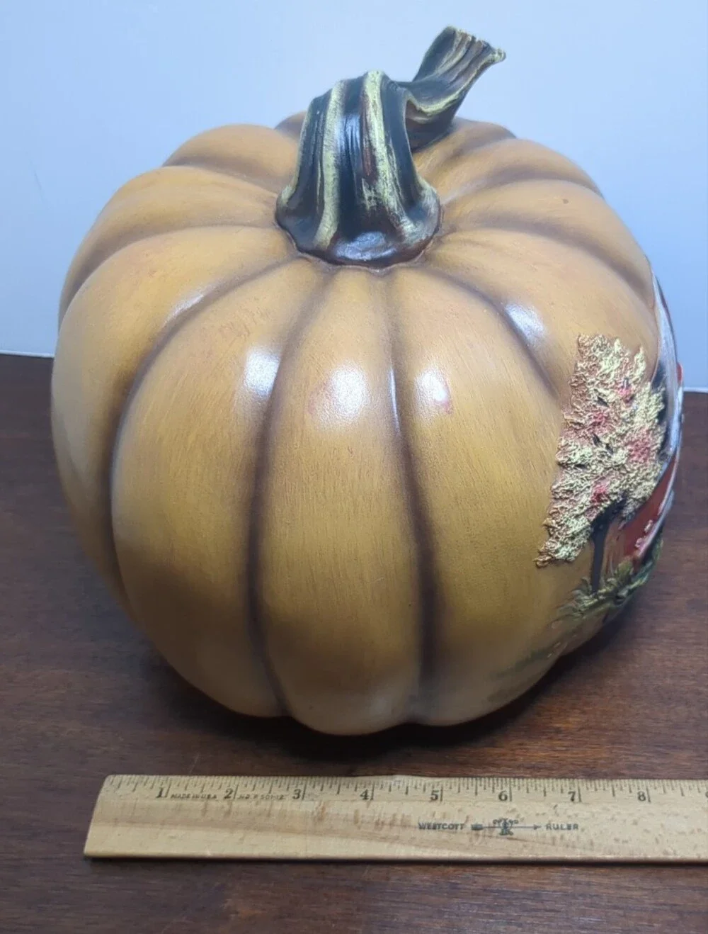Hobby Lobby Pumpkin Fall Harvest Farm Truck Table Decor Autumn Plastic 9in